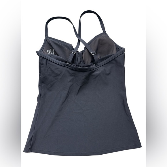 ATHLETA Twist Up Tankini Top Black 34 D/DD - Picture 3 of 4